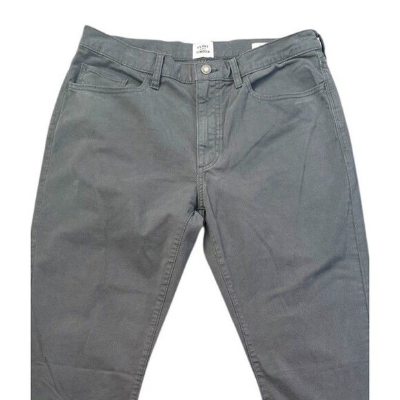 Flint and Tinder 365 Gray Slim Fit 5 Pocket Pants Men’s Size 33 x 34 - Picture 2 of 9